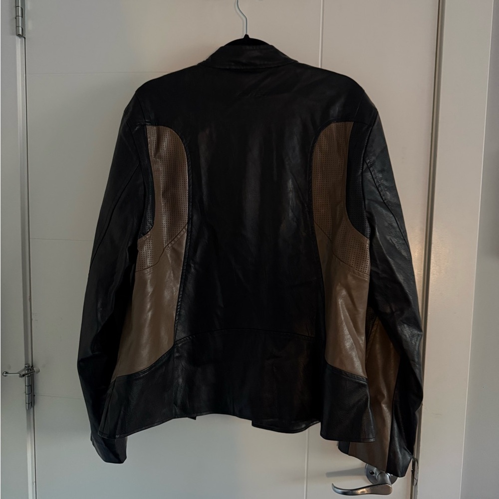 I.AM.GIA Black/Brown Racer Jacket - Picture 7 of 10